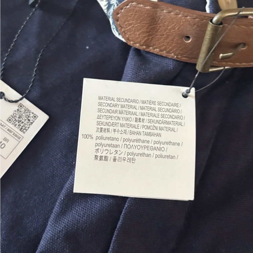 Zara Navy Cargo Shorts for Men